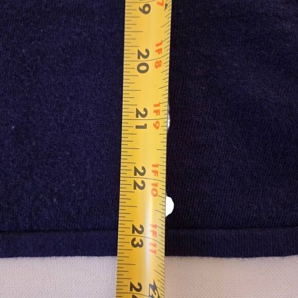 J. McLaughlin Womens Cotton Blend Pullover Sweater Navy Blue Size XS - Picture 8 of 10